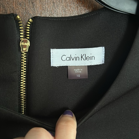 Calvin Klein Black, Red, and Cream Mini Dress - Picture 2 of 8